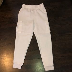 White sweatpants